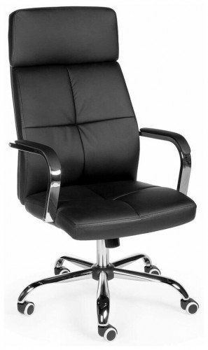 кресло для руководителя norden chairs алекс, обивка: искусственная кожа, цвет: экокожа черная в Подольске