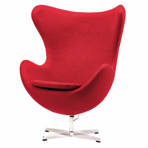 кресло egg chair красное в Подольске