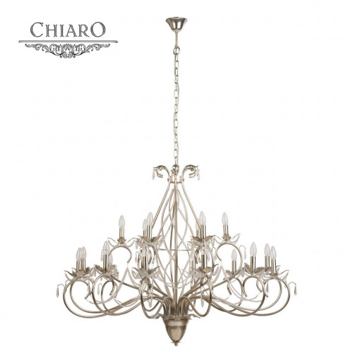 подвесная люстра chiaro валенсия 299010918 серебро в Подольске