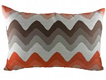 подушка с цветными волнами orange chevron в Подольске