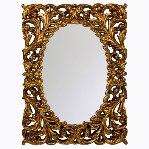 зеркало большое золотое овальное в резной раме гарнье в Подольске