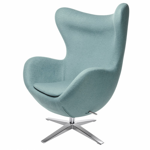 кресло egg chair светло-голубое в Подольске