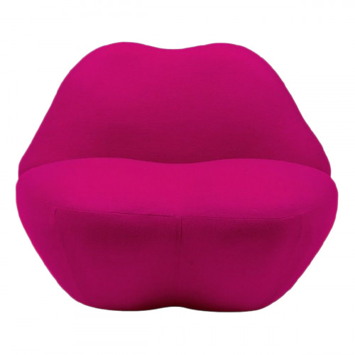 кресло губы heller kiss малиновый кашемир в Подольске