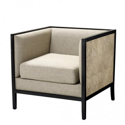 стул lauriston от eichholtz бежевый/черный в Подольске