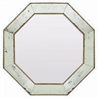 зеркало серебряное восьмиугольное в состаренной раме king в Подольске