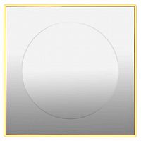 зеркало золотое квадратное 80х80 см с центральной круглой вставкой в Подольске