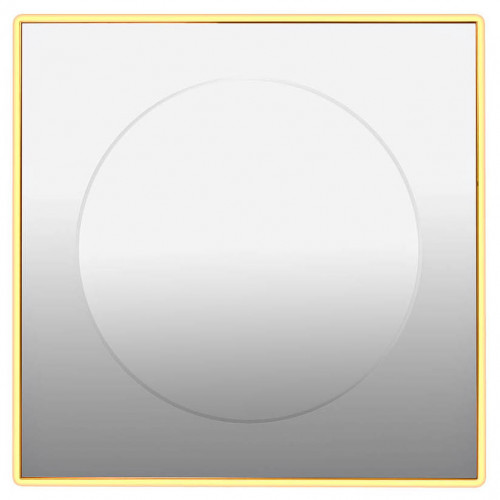 зеркало золотое квадратное 80х80 см с центральной круглой вставкой в Подольске