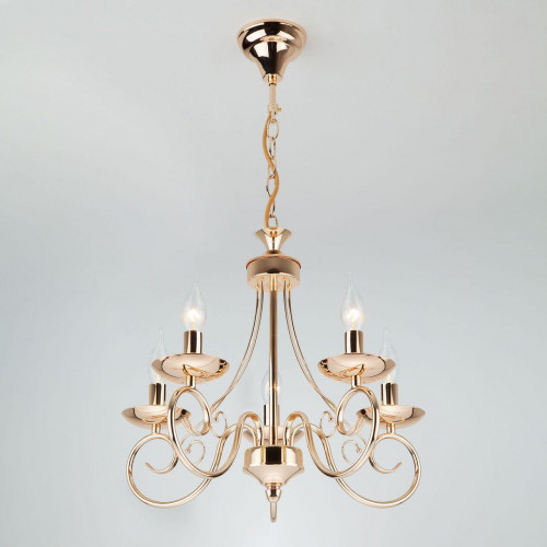 подвесная люстра eurosvet provence 22404/5 золото в Подольске