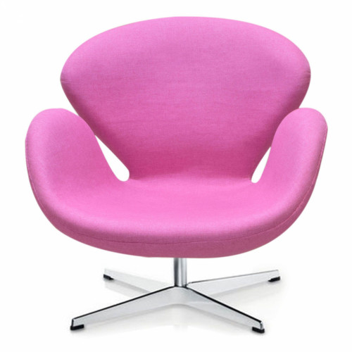 кресло swan chair розовое в Подольске