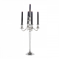 канделябр серебряный на 5 свечей amarillo от eichholtz, 80 см в Подольске