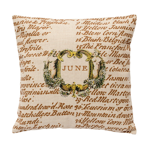 декоративная подушка«12 месяцев цветения», версия июнь в Подольске