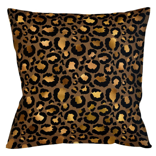 интерьерная подушка «леопард» (шоколад) в Подольске