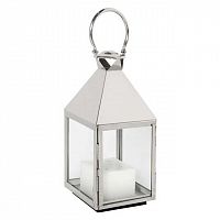подсвечник-фонарь серебряный с ручкой vanini m от eichholtz, 24х67 см в Подольске