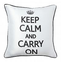 подушка с надписью keep calm and carry on в Подольске