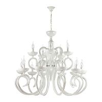 подвесная люстра odeon light zefiro 3932/15 белая в Подольске