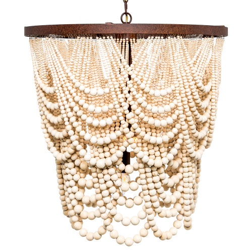 люстра «вандербилт» бусины из древесины нанизанные на нити в Подольске