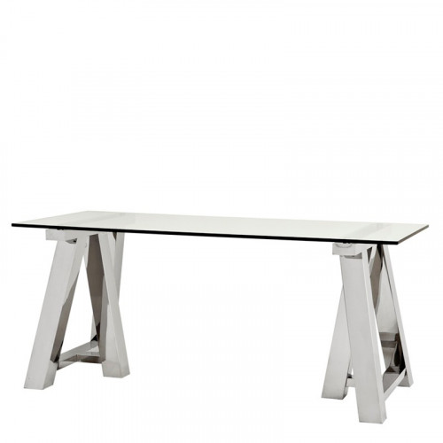 письменный стол marathon от eichholtz прозрачный/стальной в Подольске