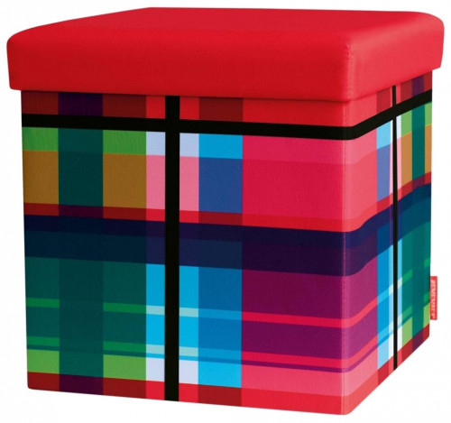 пуфик с ящиком для хранения remember zigzag полиэстеровый оксфорд в Подольске