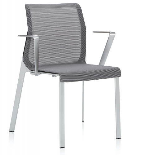 кресло pegus с подлокотниками серое в Подольске