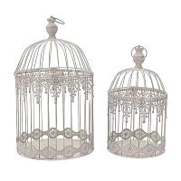 фонарь-клетка молочного цвета, набор из 2 шт. в Подольске