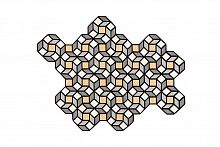 ковер parquet rhomb yellow 314x195 от gan в Подольске