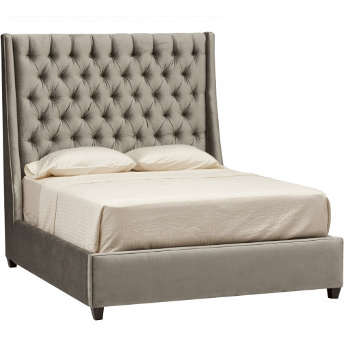 кровать двуспальная 160х200 серая emerald tower в Подольске