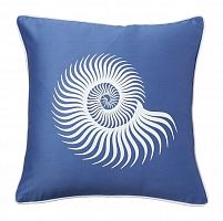 подушка с морской раковиной sea shell diamond-blue в Подольске