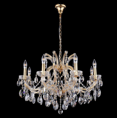 подвесная люстра crystal lux hollywood sp8 gold в Подольске