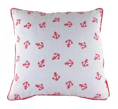 подушка с принтом anchors away red в Подольске