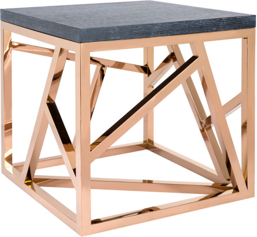 стол журнальный geometric графит, золото коричневый в Подольске