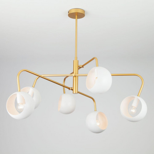 подвесная люстра eurosvet luca 70055/6 белая в Подольске