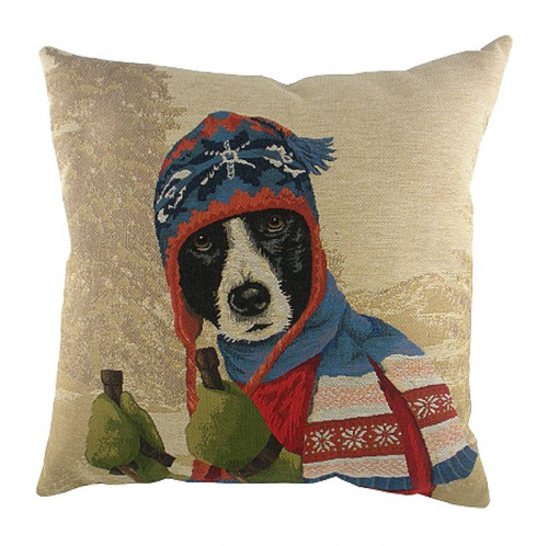 подушка с картинкой ski dogs border collie в Подольске