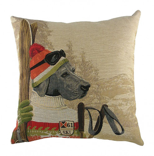 подушка с картинкой ski dogs labrador в Подольске
