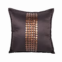 декоративная подушка handwork exclusive квадратная коричневая в Подольске
