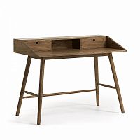 письменный стол с двумя ящиками thriller от la forma (ex julia grup) коричневый в Подольске