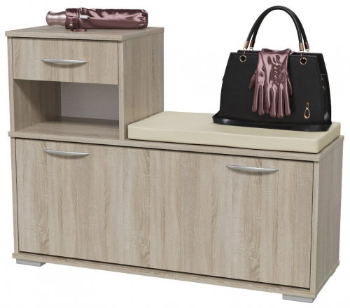 тумба под обувь лира, цвет дуб сонома в Подольске