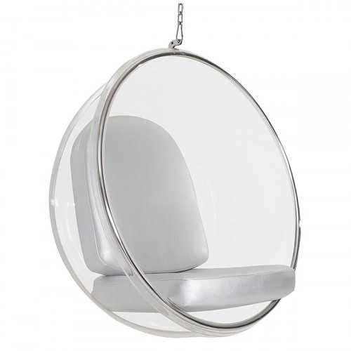 кресло bubble chair серебряное в Подольске