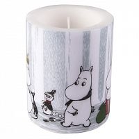 свеча большая moomin зимнее путешествие, 8 см в Подольске