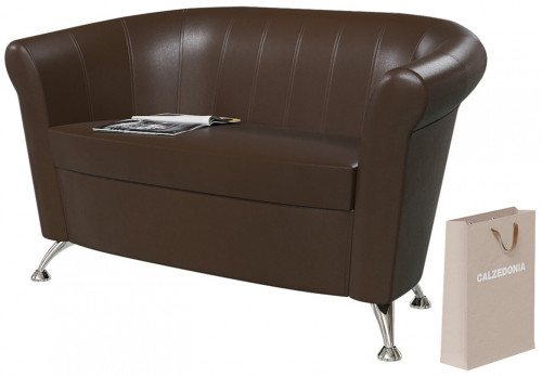 банкетка 6-5156 лагуна, тёмно-коричневая искусственная кожа в Подольске