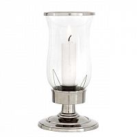 подсвечник стеклянный на серебряной ножке princess от eichholtz, 20 см в Подольске