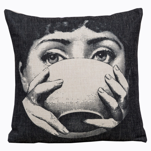 арт-подушка tea time fornasetti в Подольске
