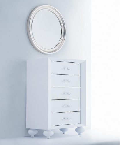 комод высокий palermo белый в Подольске