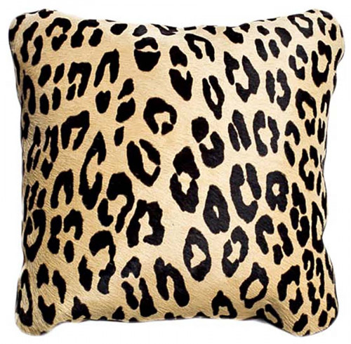 подушка меховая 40х40 леопард в Подольске