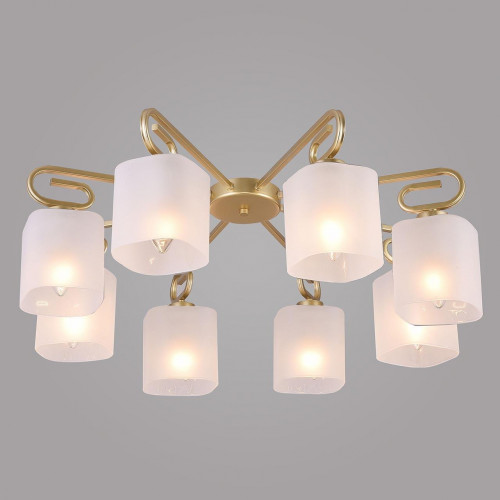 потолочная люстра eurosvet camila 30143/8 латунь в Подольске