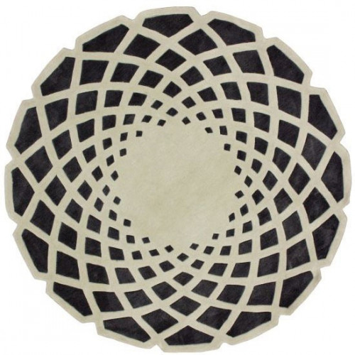 ковер круглый бежево-коричневый 240х240 в Подольске