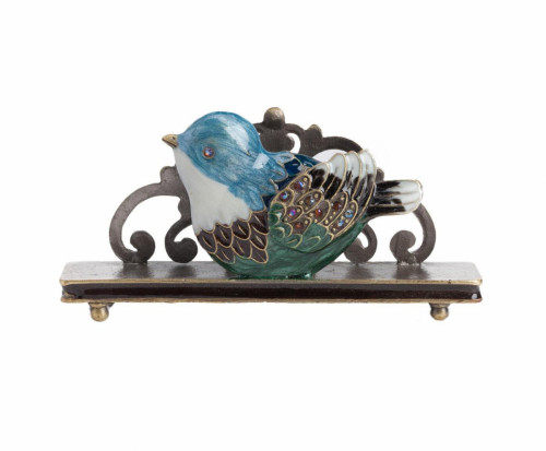 держатель для визиток little bird голубой в Подольске