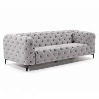 диван maisha трехместный светло-серый от la forma (ex julia grup) в Подольске