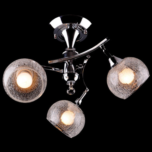 потолочная люстра eurosvet оптима 3353/3н хром/белая, хром в Подольске