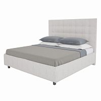 кровать подростковая с мягкой спинкой 140х200 бежевая royal black в Подольске