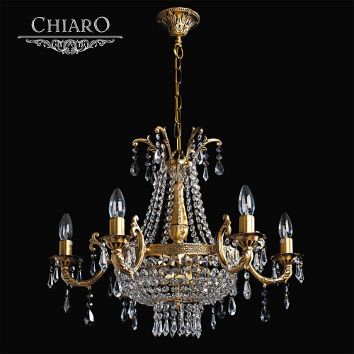 подвесная люстра chiaro изабелла 351011808 золото в Подольске